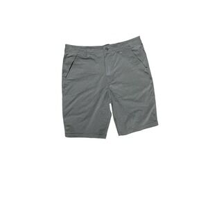 Prana Mens Gray Hiking Outdoor Shorts 32x10 Lightweight Casual